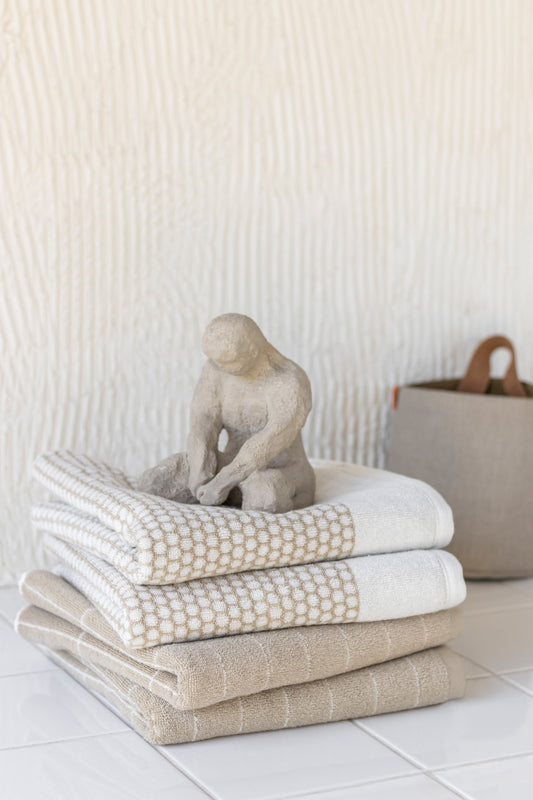 TILE STONE badehåndklæde